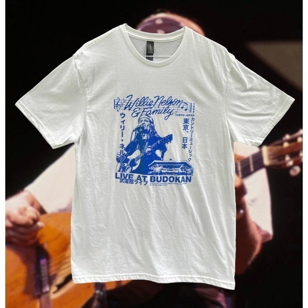 Willie Nelson Live At Budokan Tshirt Gift For Fan Shirt
